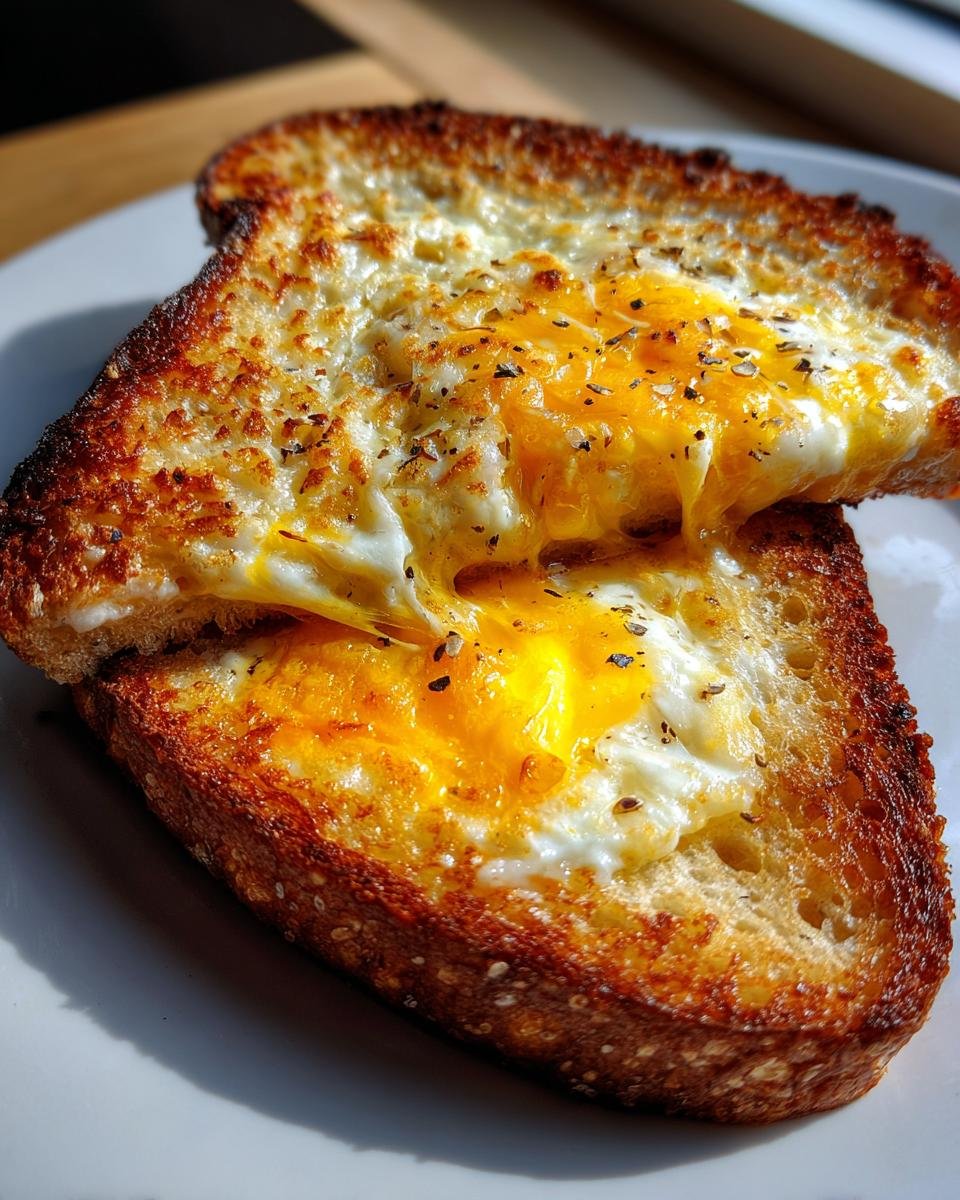 Air Fryer Cheesy Egg Toast - detail 3