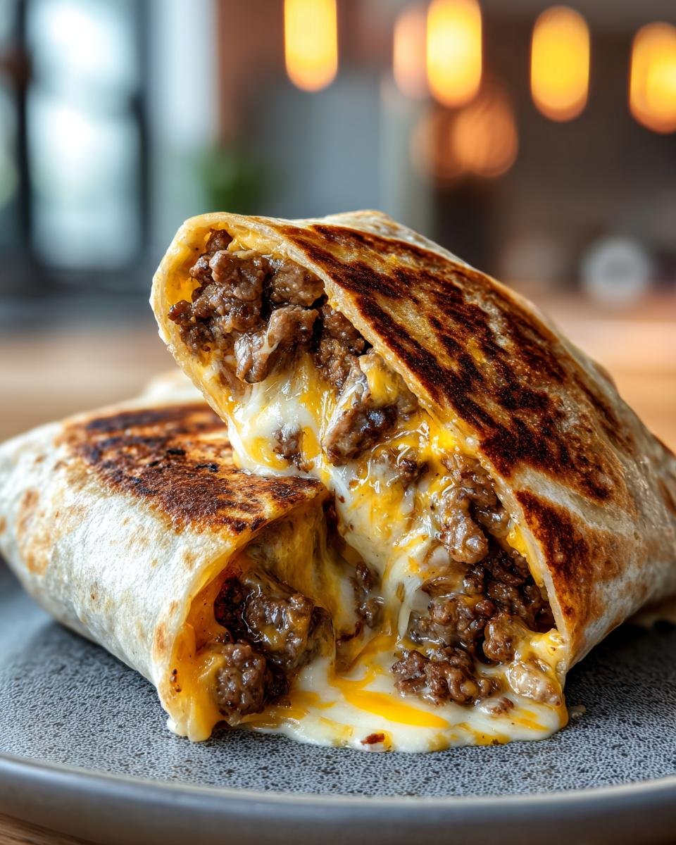 Beefy Melt Burrito - detail 1