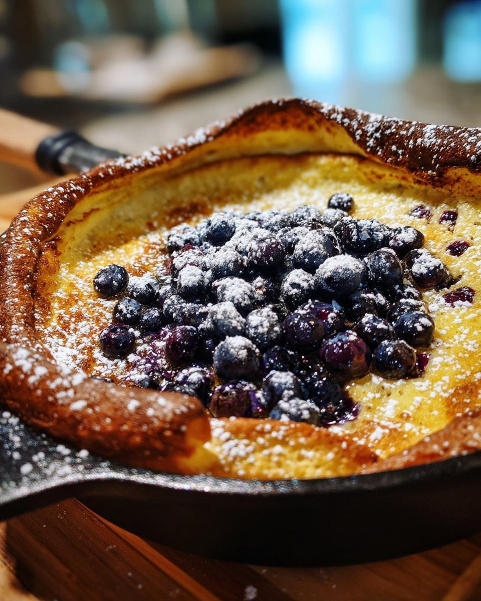 Blueberry Lemon Dutch Baby - detail 1