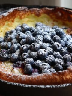 Blueberry Lemon Dutch Baby