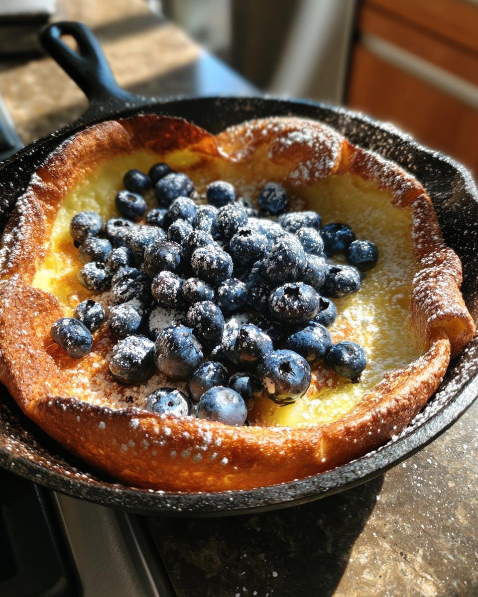 Blueberry Lemon Dutch Baby - detail 4