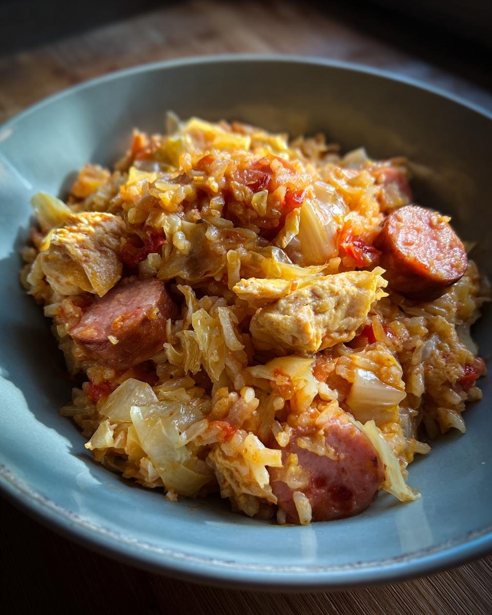 Cajun Cabbage Jambalaya - detail 2
