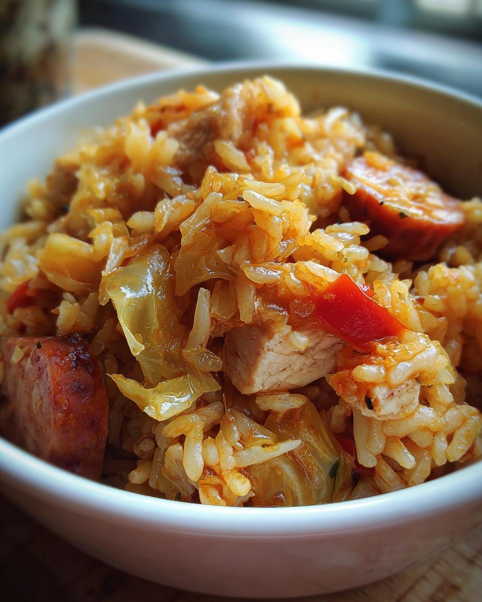 Cajun Cabbage Jambalaya - detail 3