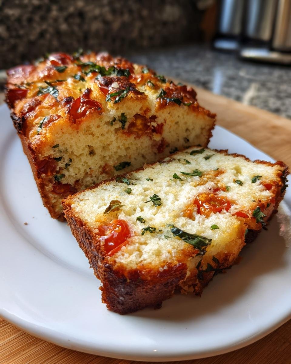 Caprese Quick Bread - detail 2