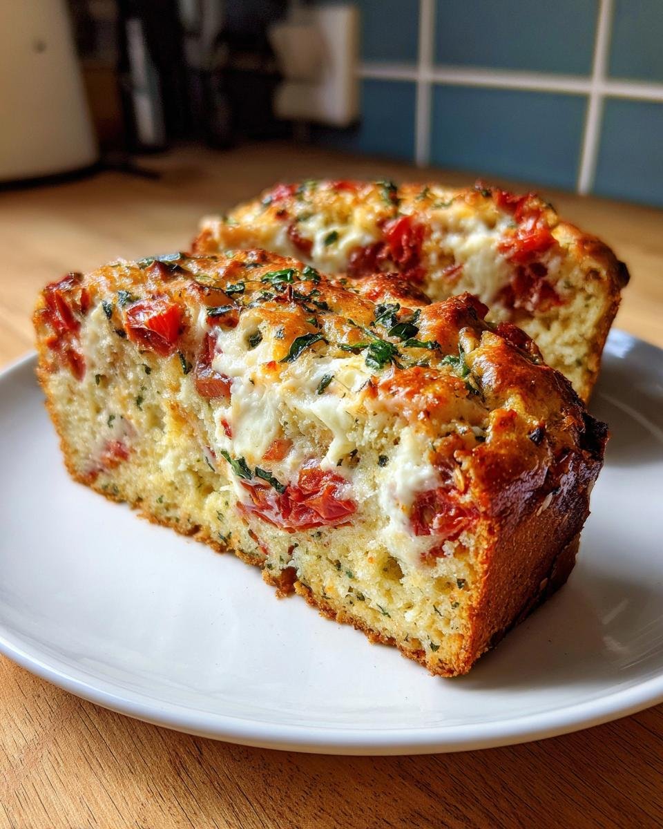 Caprese Quick Bread - detail 3