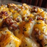 Cheesy Ranch Potatoes with Sausage