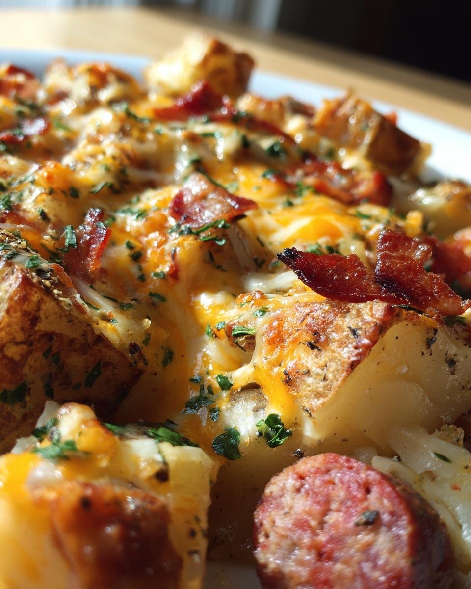 Cheesy Ranch Potatoes with Sausage - detail 2