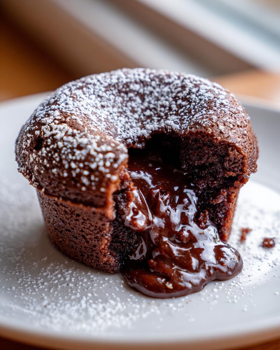 Chocolate Lava Cupcakes - detail 2