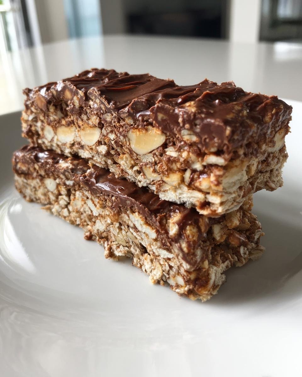 Chocolate Oatmeal Biscuit Turrón - detail 4