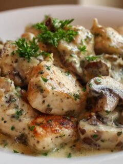 Creamy Chicken and Mushrooms