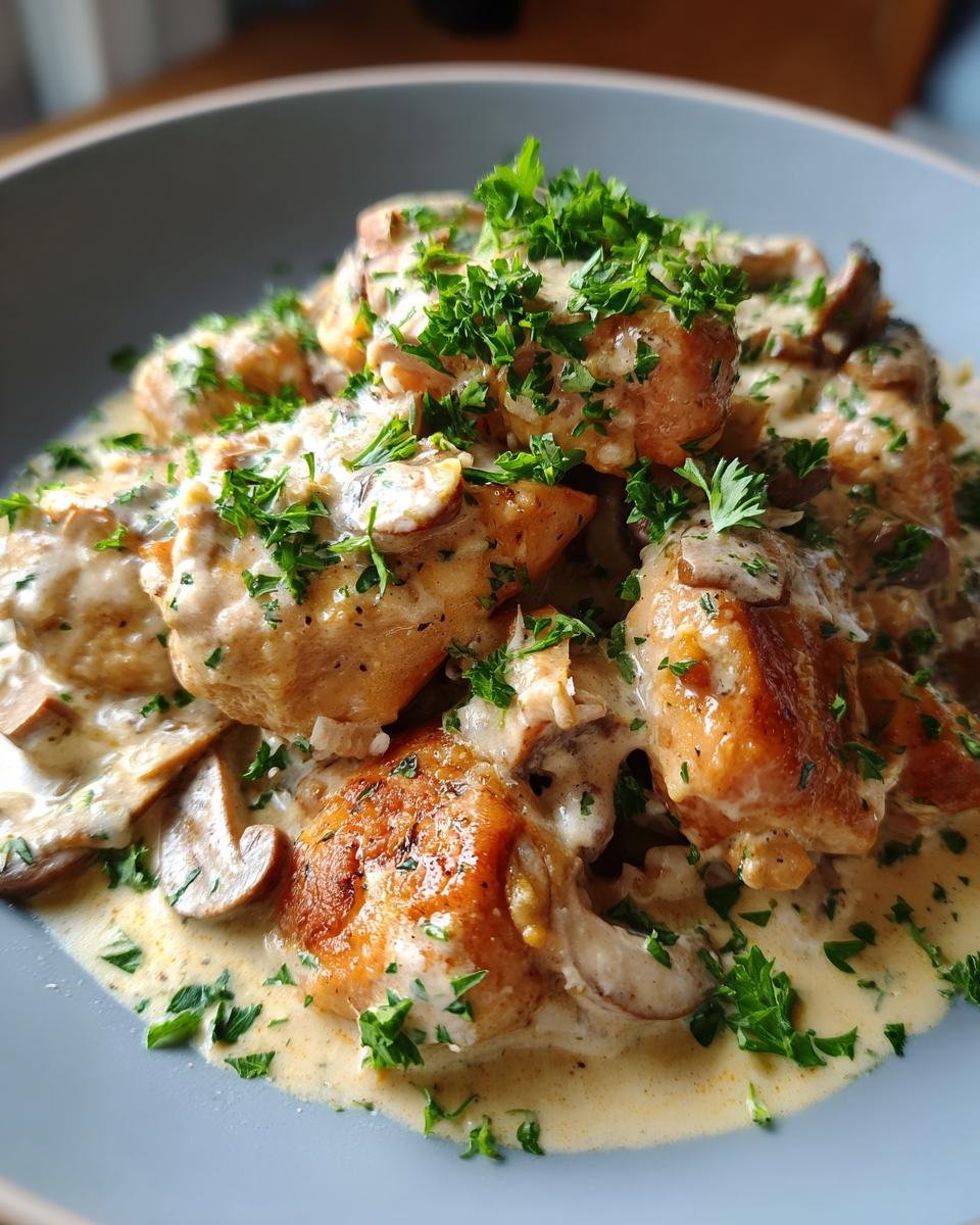 Creamy Chicken and Mushrooms - detail 3