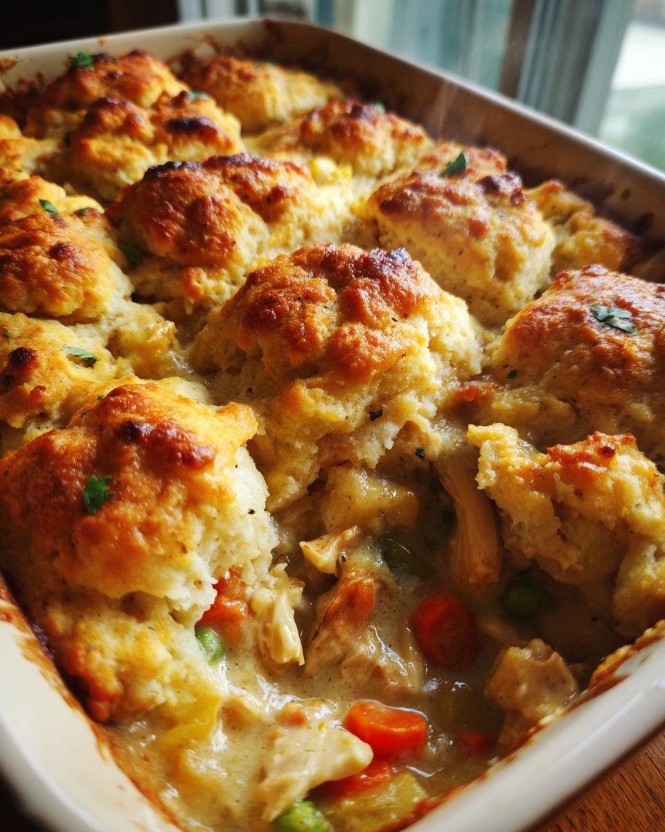 Easy Chicken Cobbler Casserole - detail 1