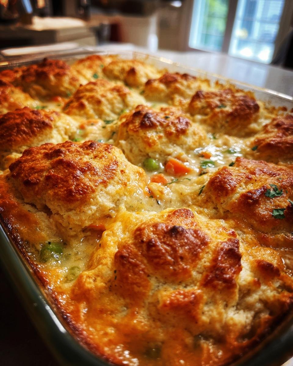 Easy Chicken Cobbler Casserole - detail 2