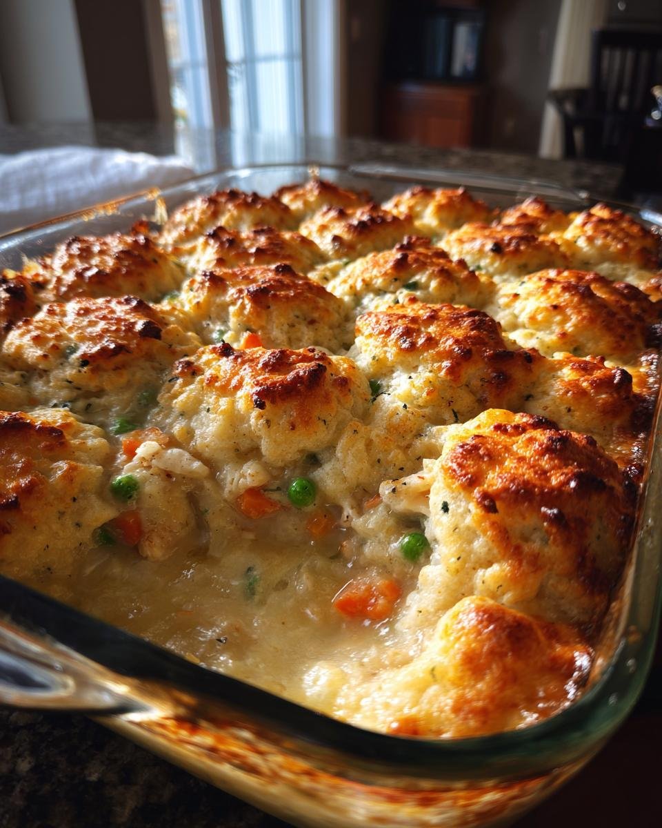 Easy Chicken Cobbler Casserole - detail 4