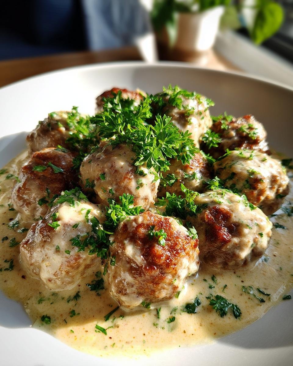 Easy Swedish Meatballs - detail 2