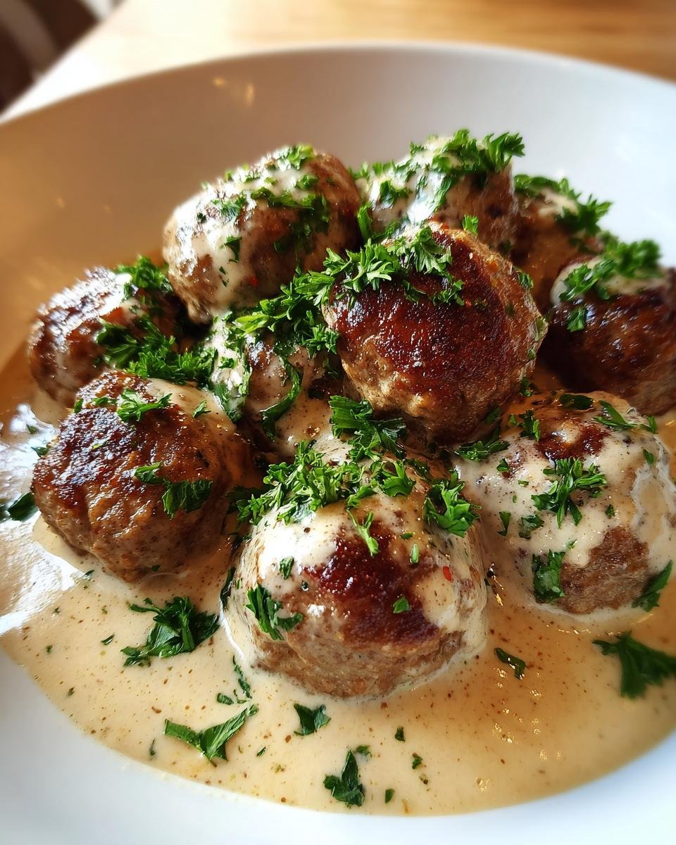 Easy Swedish Meatballs - detail 3
