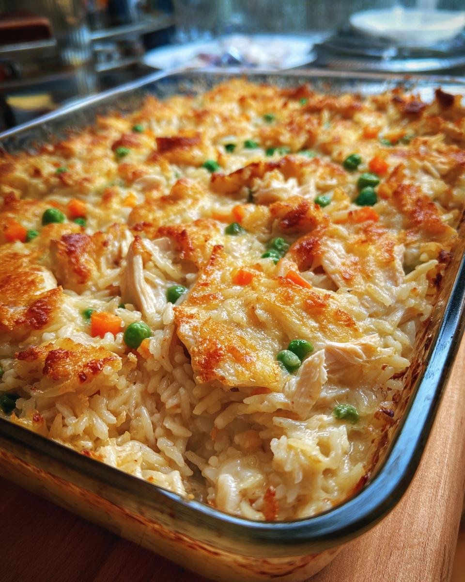 Forgotten Chicken and Rice Casserole - detail 3