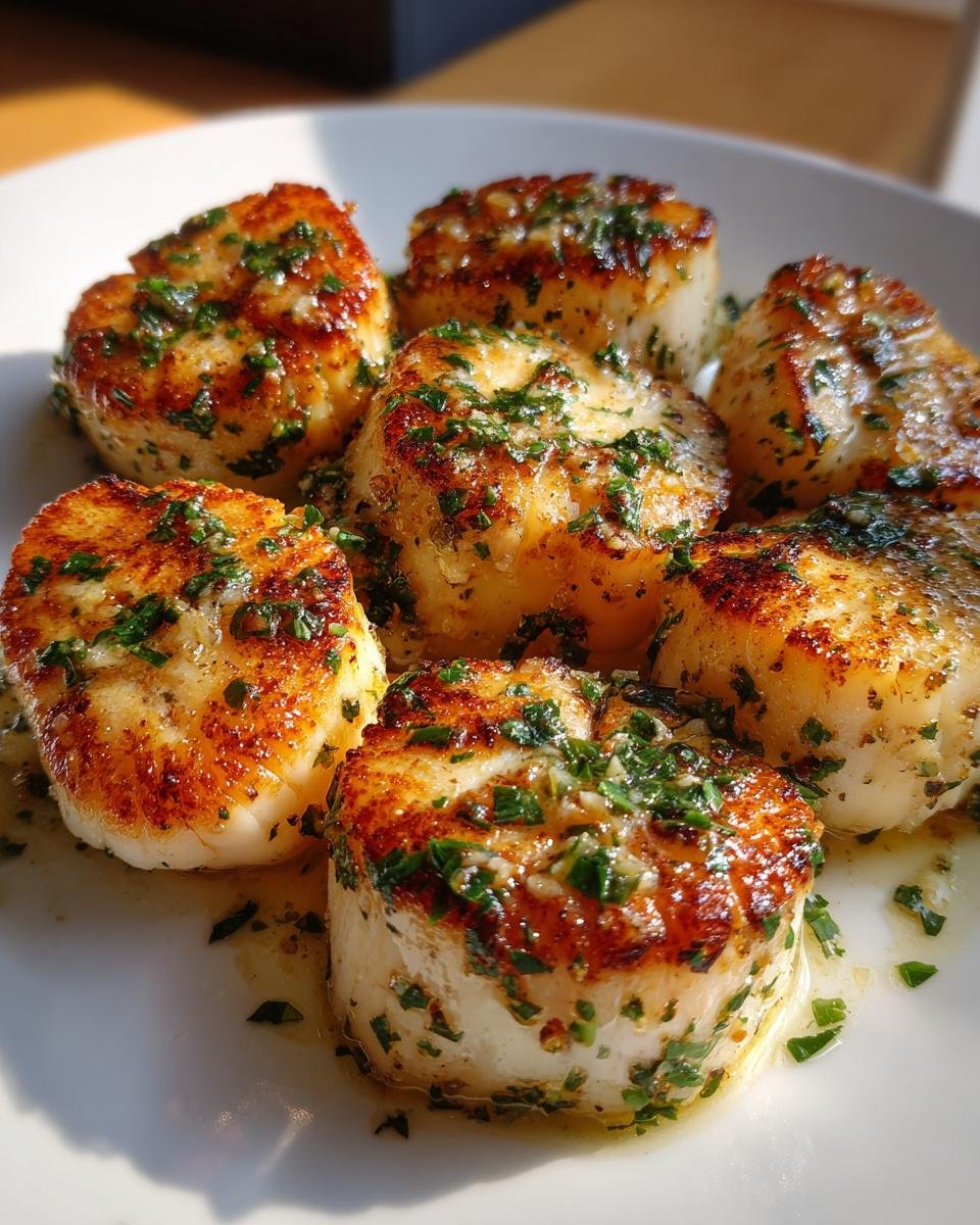 Garlic Butter Air Fryer Scallops - detail 2
