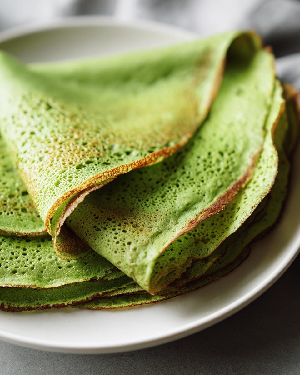 Healthy Spinach Crepes - detail 4