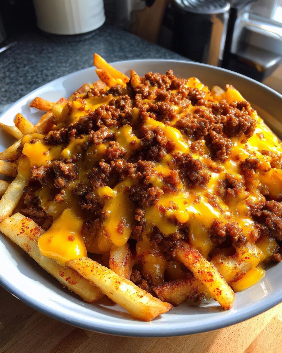 Loaded Cheese Beef Fries - detail 1