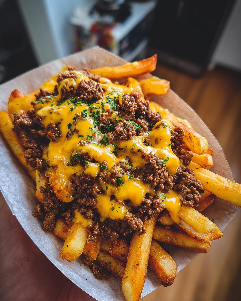 Loaded Cheese Beef Fries - detail 2