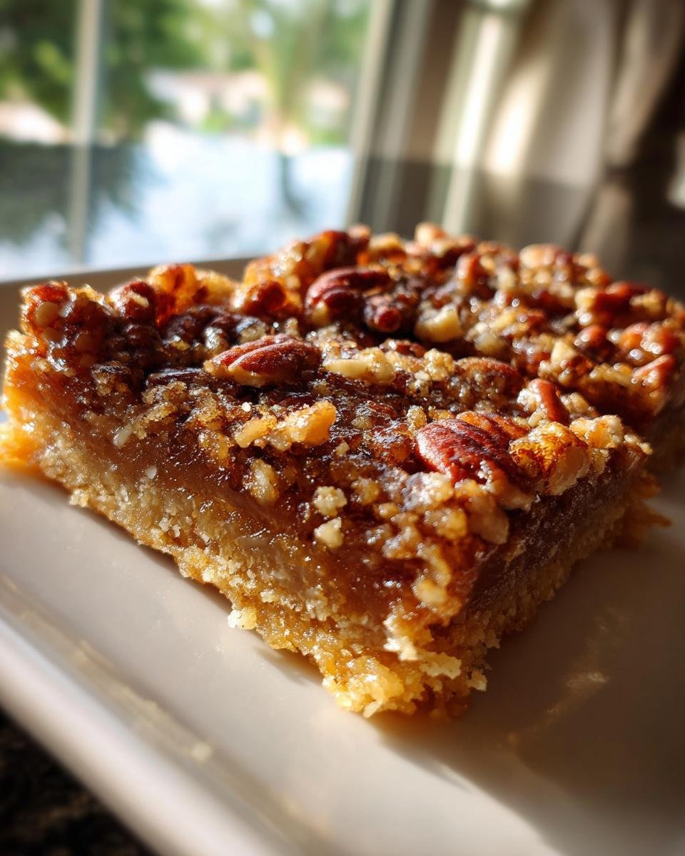 Pecan Pie Bars - detail 2