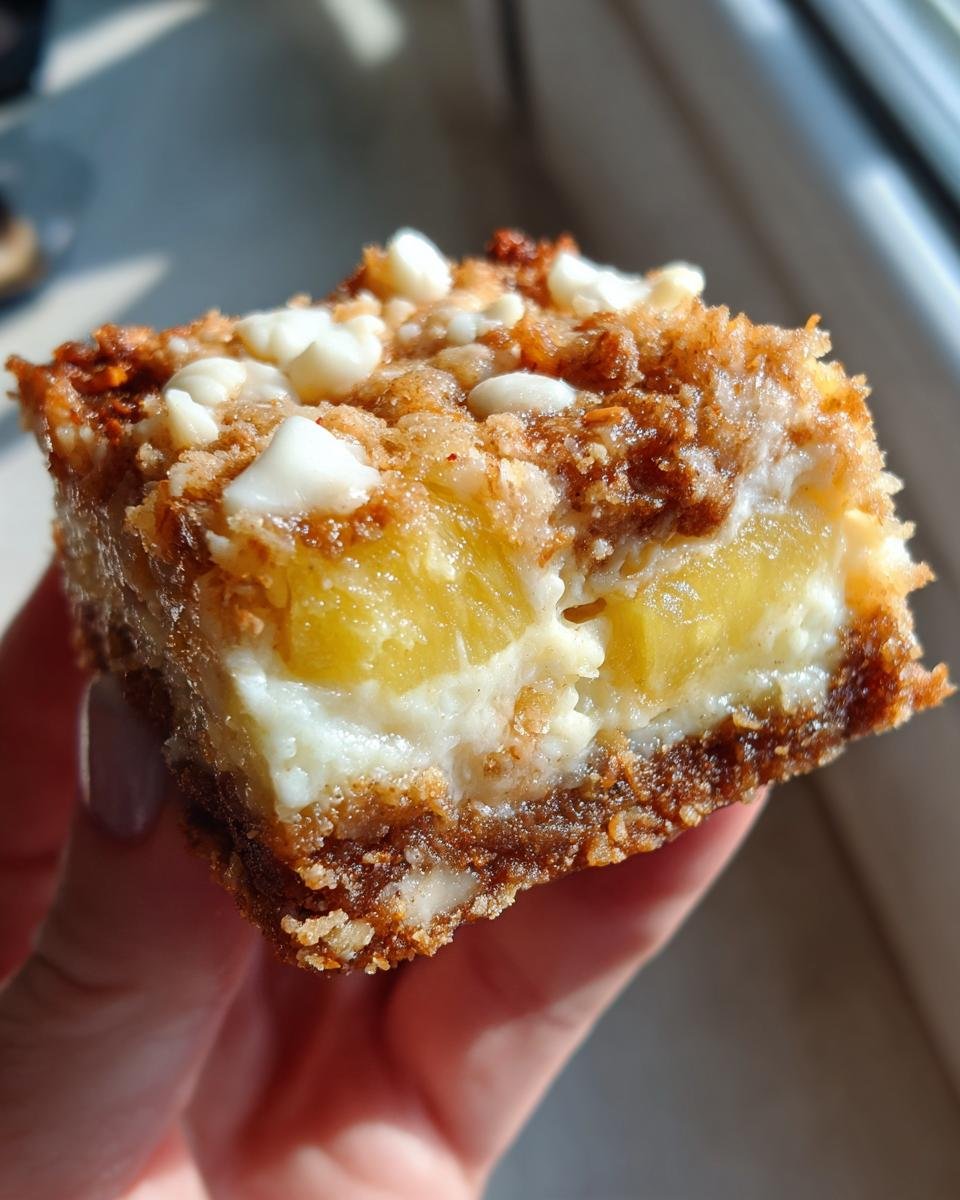 Pi&ntilde;a Colada Magic Bars - detail 2