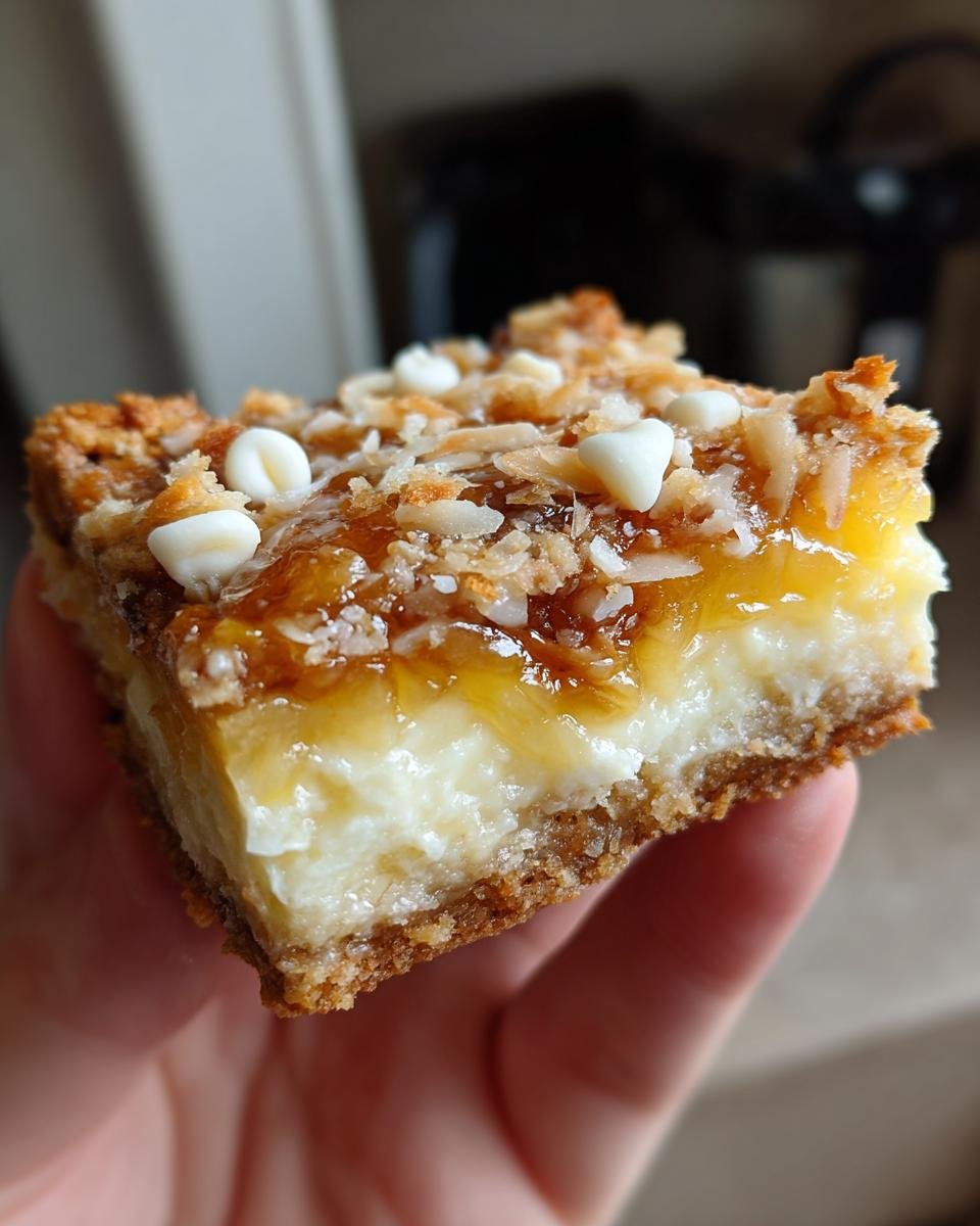 Pi&ntilde;a Colada Magic Bars - detail 3