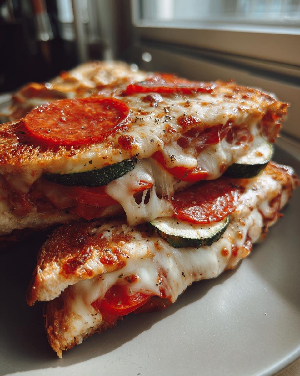 Pizza Grilled Cheese Sandwiches - detail 2