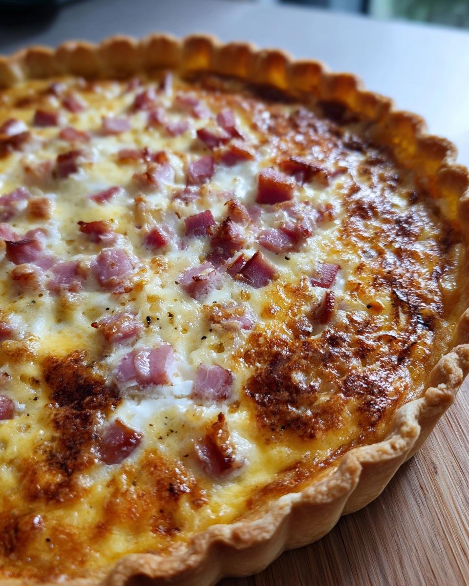 Quick Ham and Gruy&egrave;re Tart - detail 1