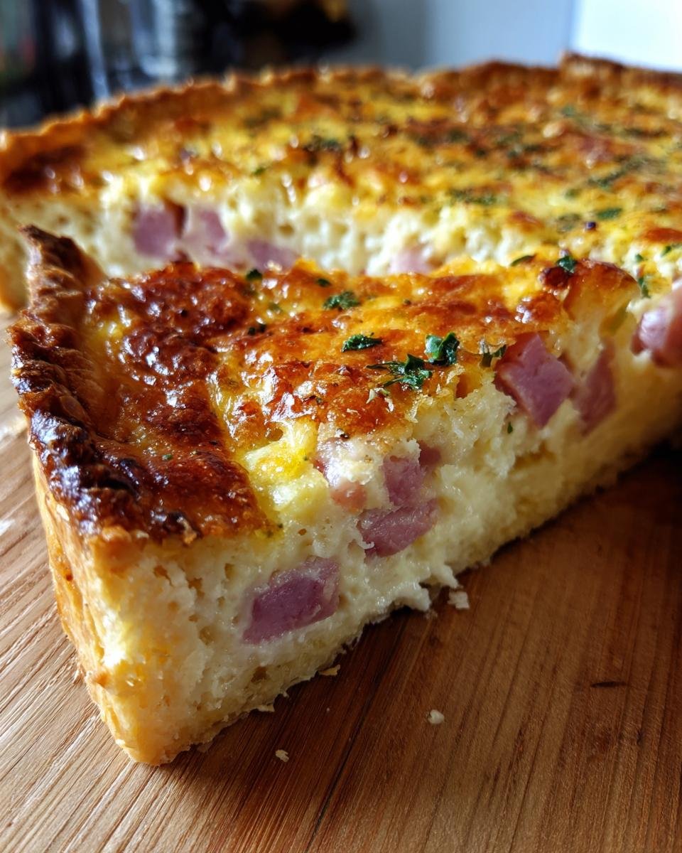 Quick Ham and Gruy&egrave;re Tart - detail 2