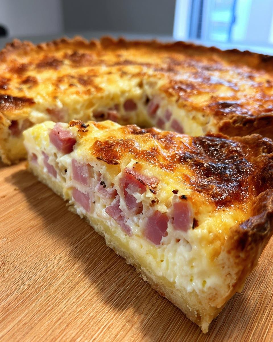 Quick Ham and Gruy&egrave;re Tart - detail 4