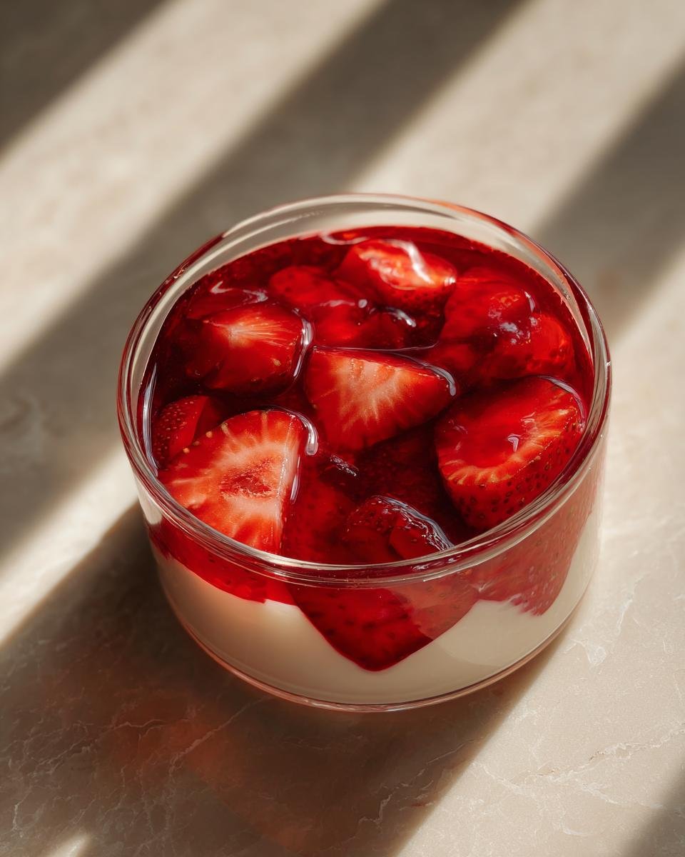 Strawberry Three Milks Gelatin - detail 2