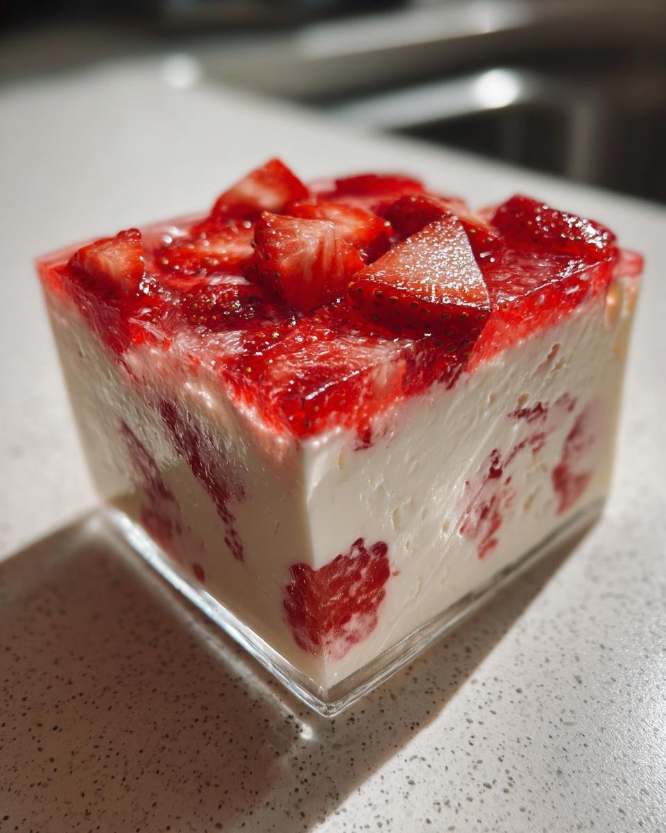 Strawberry Three Milks Gelatin - detail 4