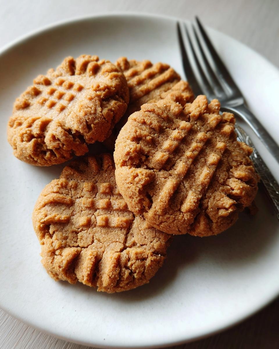 3 Ingredient Peanut Butter Cookies - detail 1