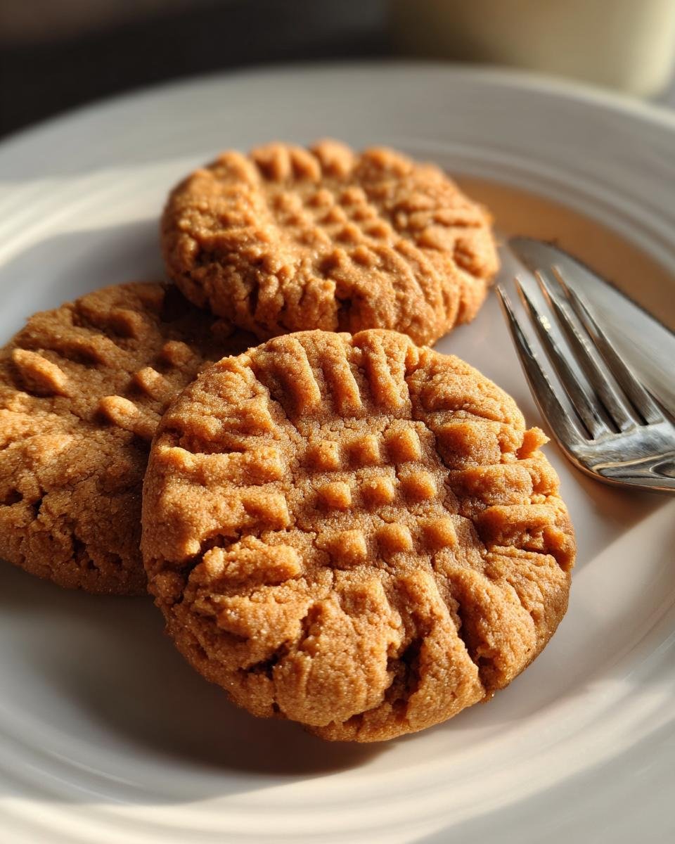 3 Ingredient Peanut Butter Cookies - detail 2