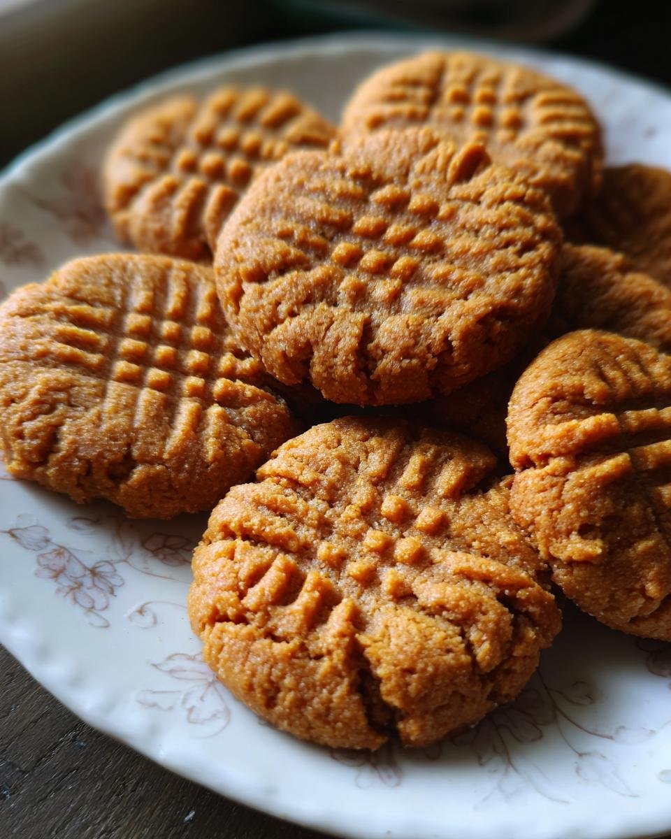 3 Ingredient Peanut Butter Cookies - detail 3