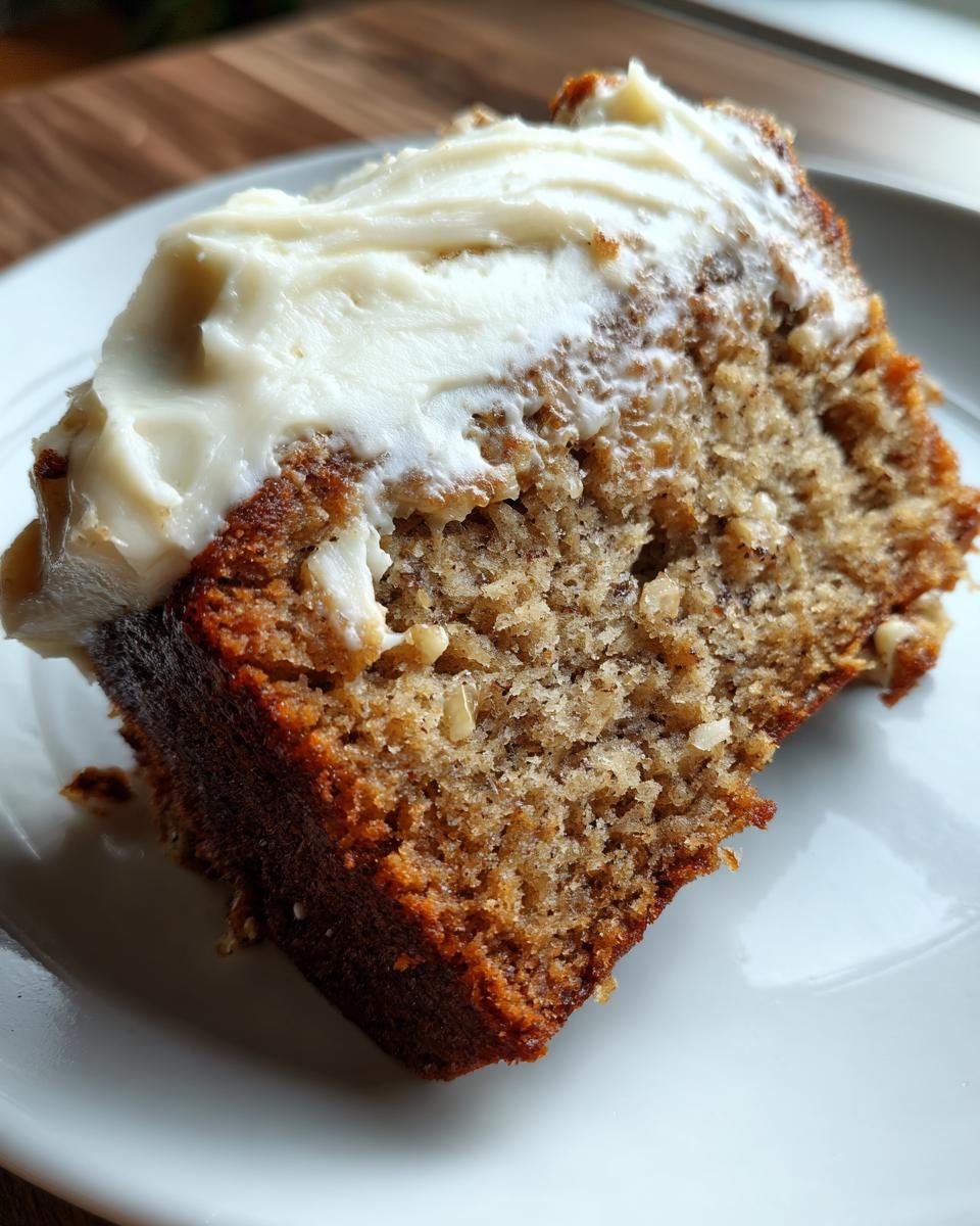 Banana Bread Cake with Cream Cheese Frosting - detail 1