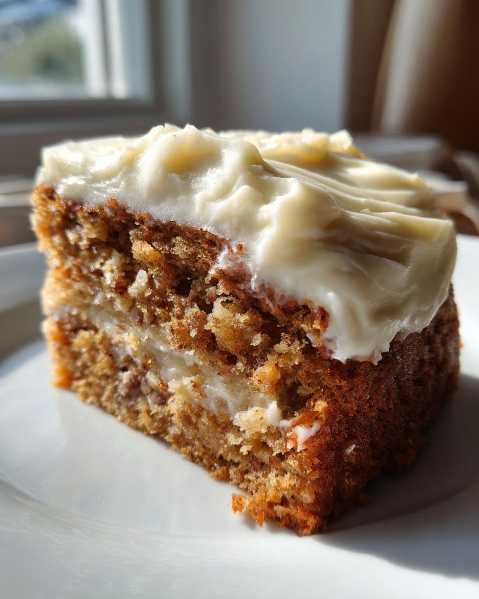 Banana Bread Cake with Cream Cheese Frosting - detail 2