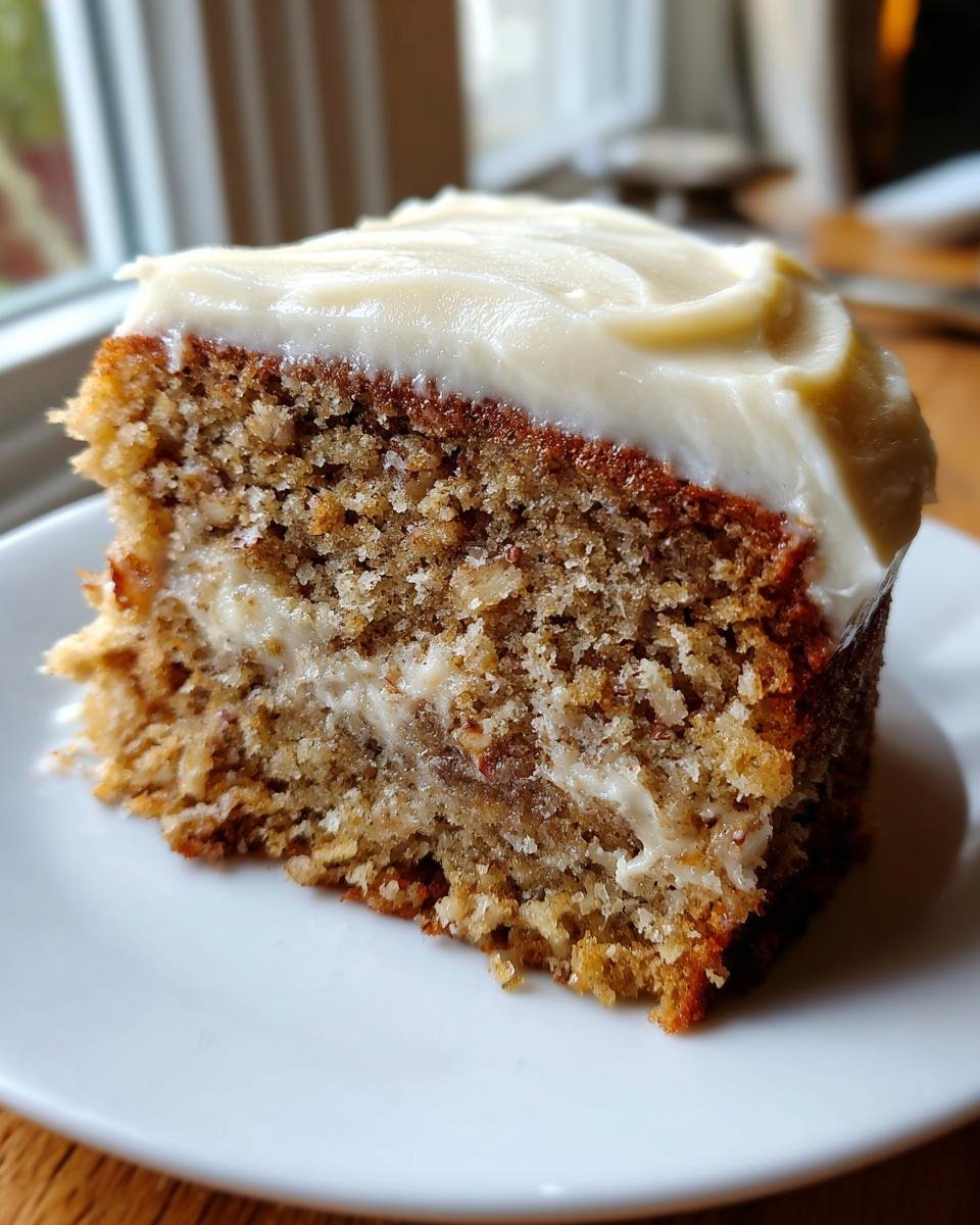 Banana Bread Cake with Cream Cheese Frosting - detail 3