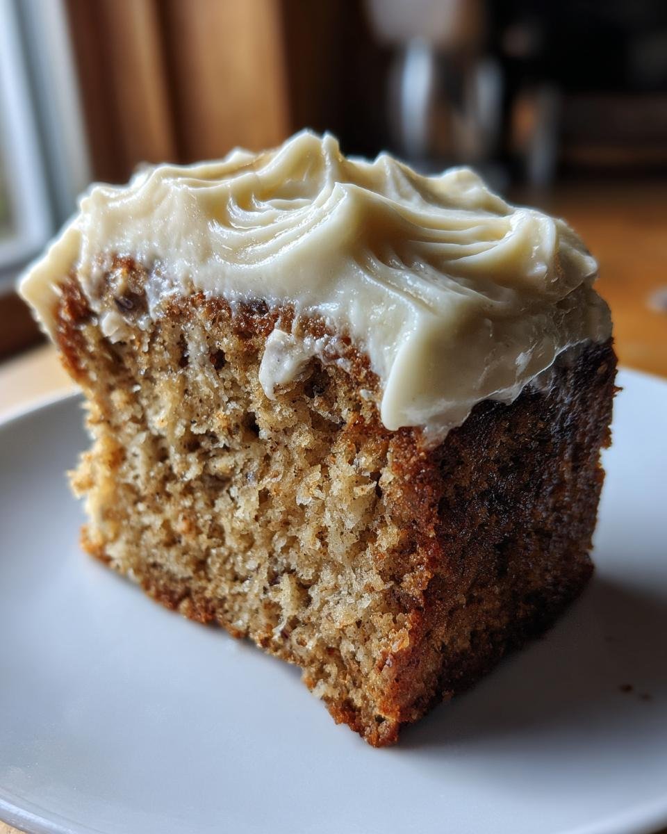 Banana Bread Cake with Cream Cheese Frosting - detail 4