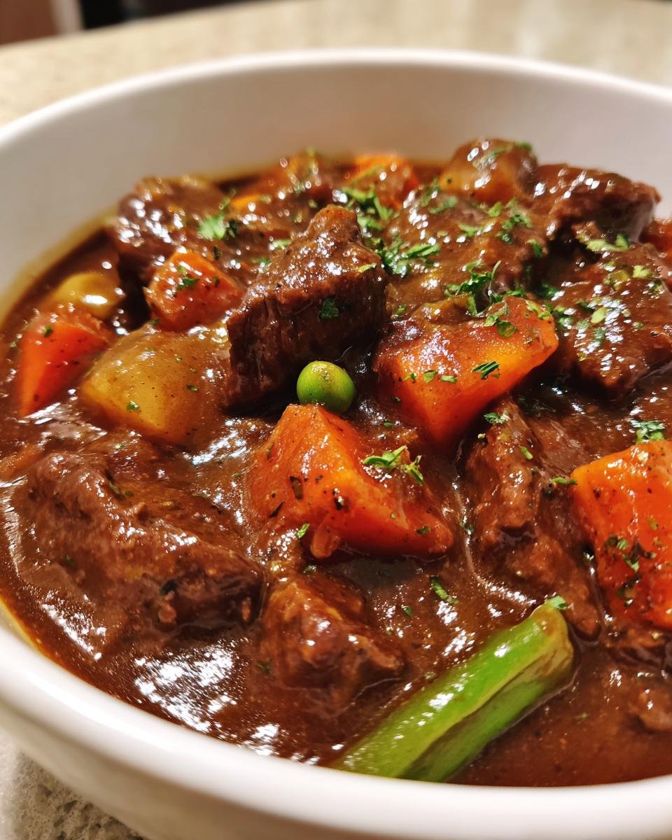 Beef Stew in Dark Beer Sauce - detail 2
