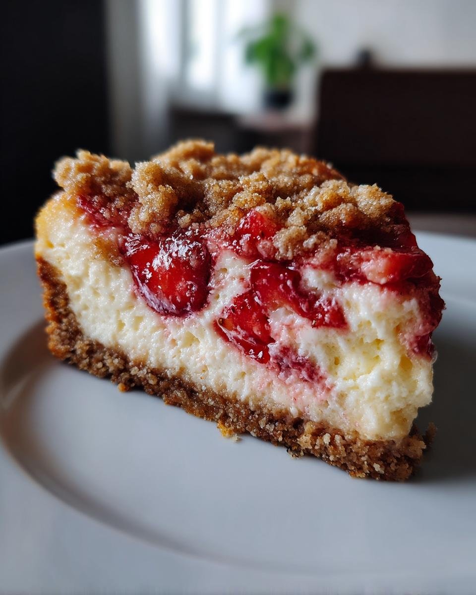 Berrylicious Strawberry Crunch Cheesecake - detail 2