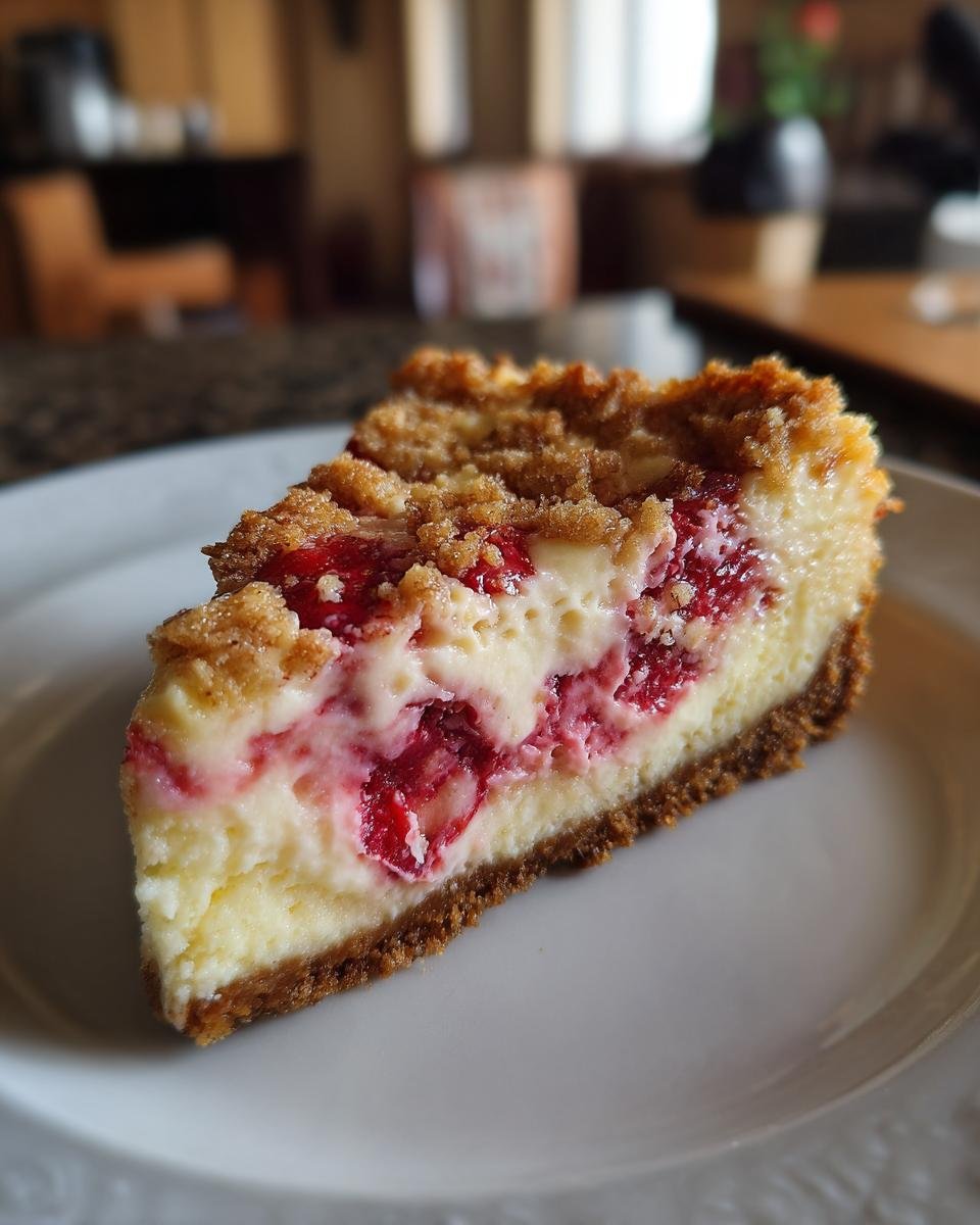 Berrylicious Strawberry Crunch Cheesecake - detail 4