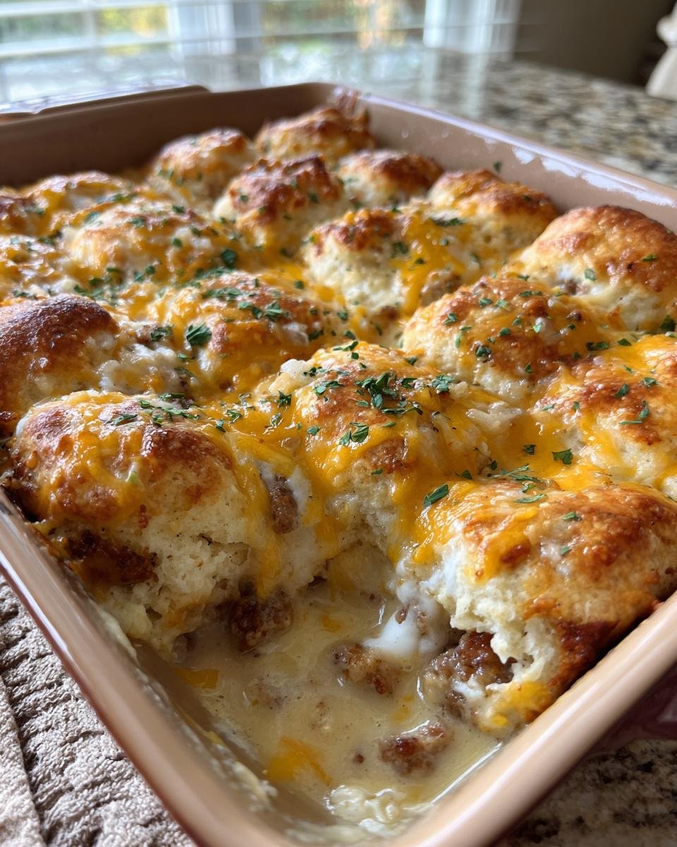 Biscuits and Gravy Casserole - detail 3