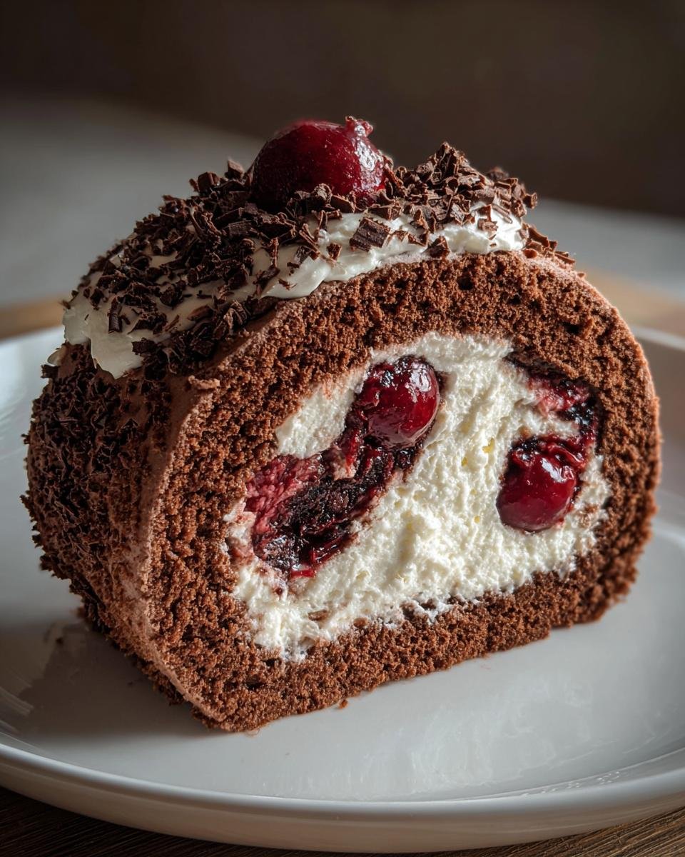 Black Forest Roll Cake - detail 3