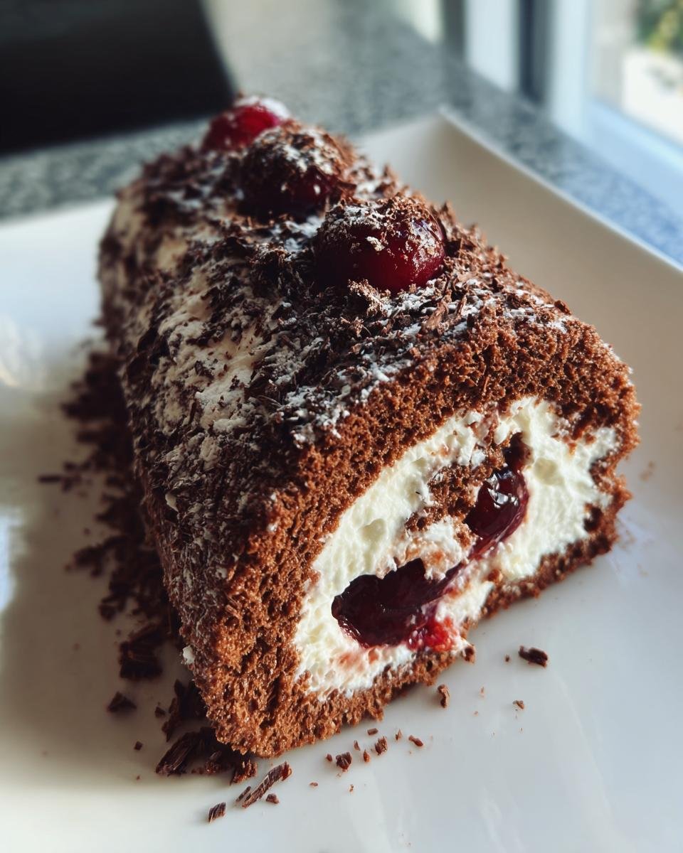 Black Forest Roll Cake - detail 4