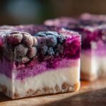 Blackberry Gelatin with Cream Cheese