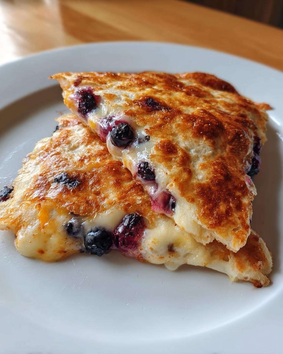 Blueberry Breakfast Quesadilla - detail 1