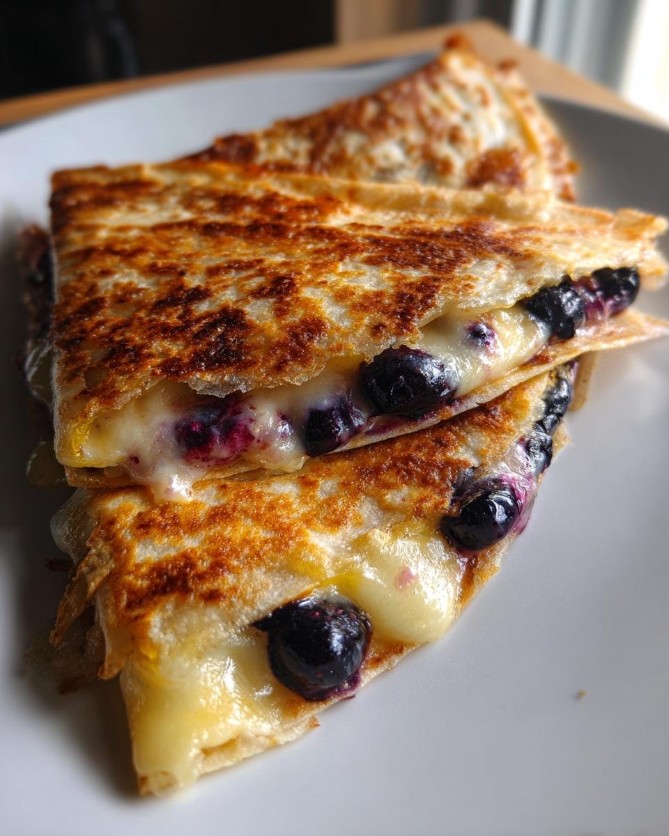 Blueberry Breakfast Quesadilla - detail 3